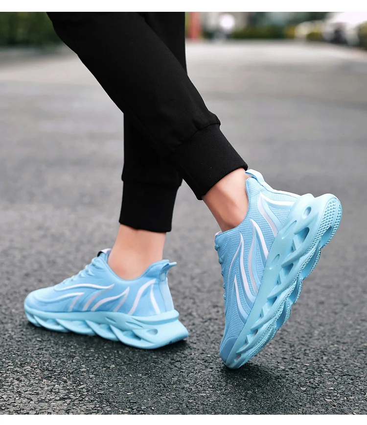 

2020 New Outdoor Professional Running Shoes Men's All-match Breathable Mesh Surface Shock Absorption Fast Running Training Shoes