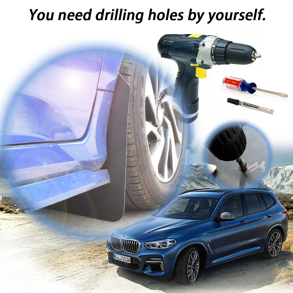 Брызговики для BMW брызговики F36 M4 G22 E39 E60 E61 F10 F11 F07 F18 G30 G31 G38 M5 E31 G14 G15 G16 M8 G12 |