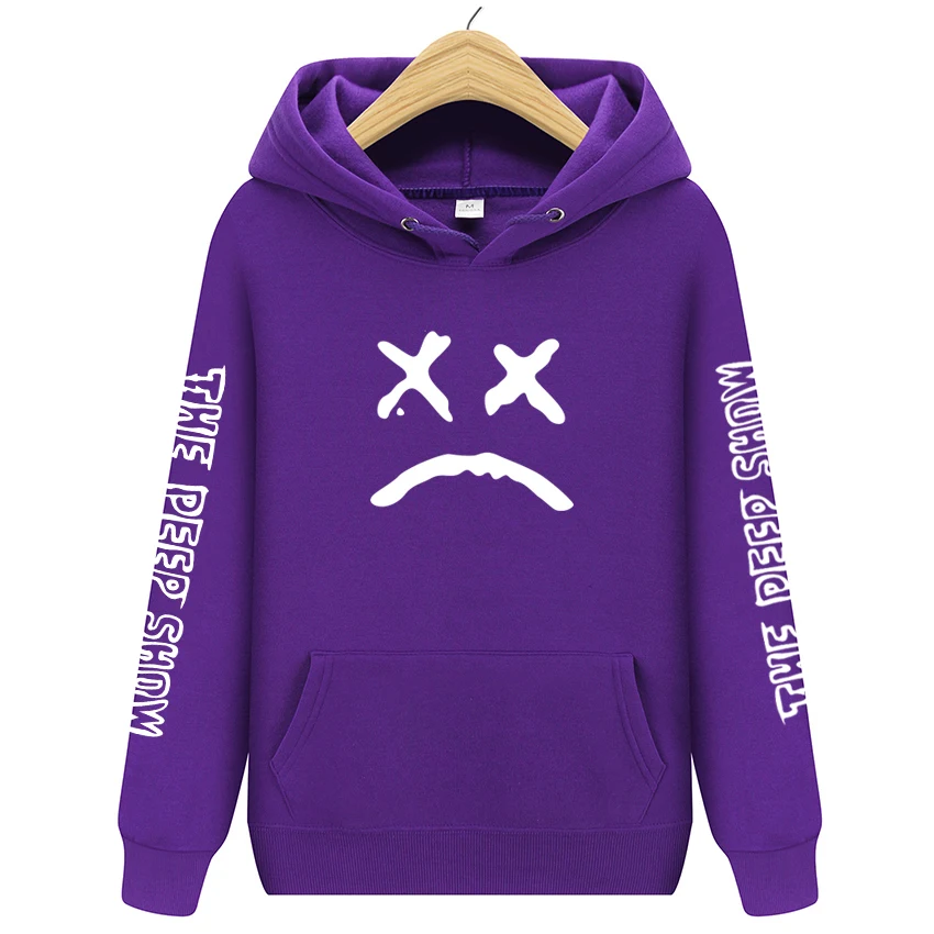 Новинка 2021 мужские брендовые толстовки с капюшоном Lil Peep уличная одежда и