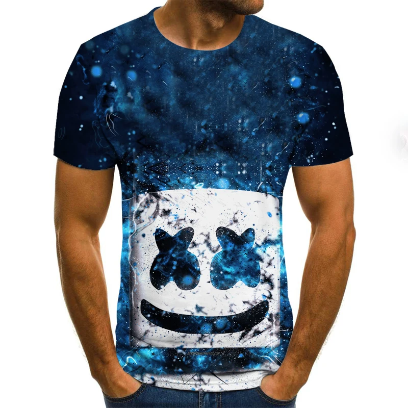 

New Short Sleeve Men's T-Shirt 3D Printed Hip Hop Fashion Men's/Women's Summer T-Shirt Casual Comfort Soft Clothing