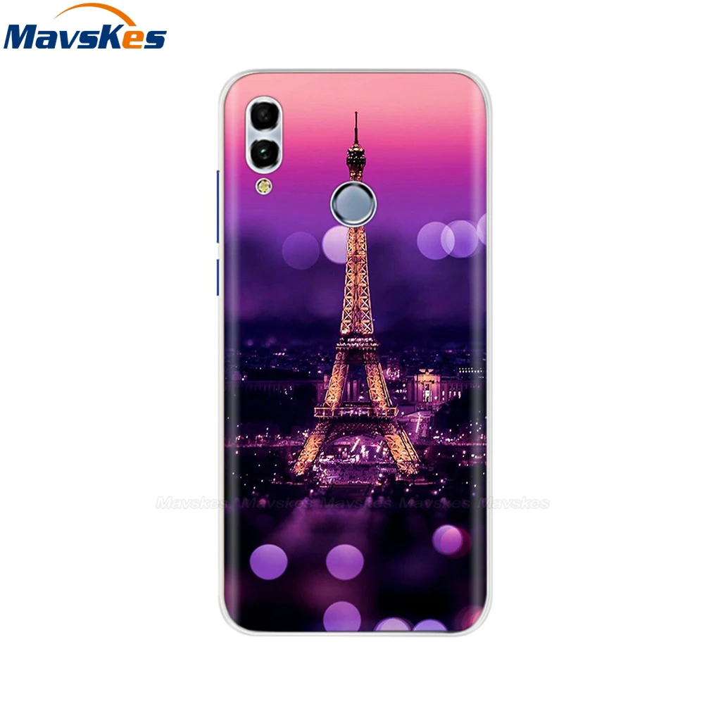 for Huawei Honor 10 lite Silicone Soft TPU Cover case huawei Honor10 Lite Clear soft tpu flower cover | Мобильные телефоны и