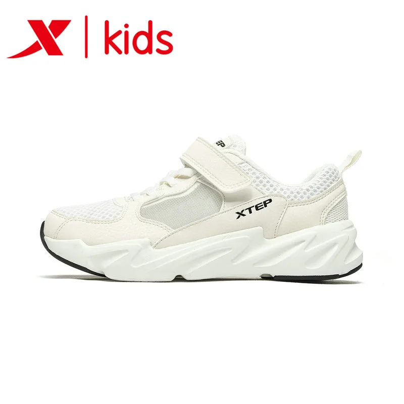 Xtep/повседневные спортивные кроссовки на липучке для девочек Удобная молодежная
