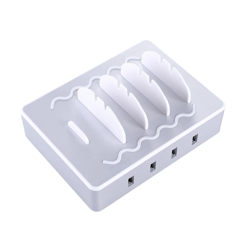 

Зарядная станция для нескольких устройств, семейная зарядка с 4usb-портами, макс. 2,4 А для Ipad, смартфонов, планшетов