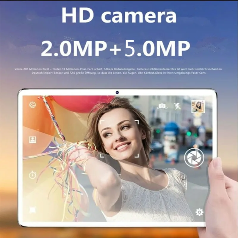 

2020 Super Tempered 10 inch tablet pc Octa Core 6GB RAM 128GB ROM 1280*800 IPS Screen GPS Kid Android Tablet Android 8.0