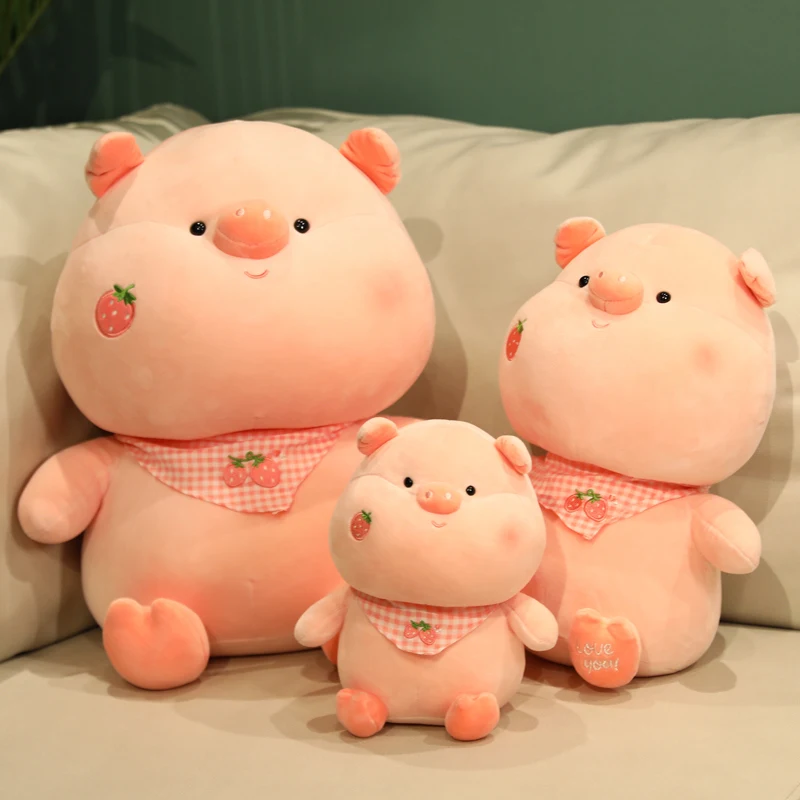 

Kawaii Pig Plush Toy Soft Stuffed Animal Doll for Kids Cartoon Pillow Fashion Toys Lovely Sofa Cushion Girl Birthday Gifts