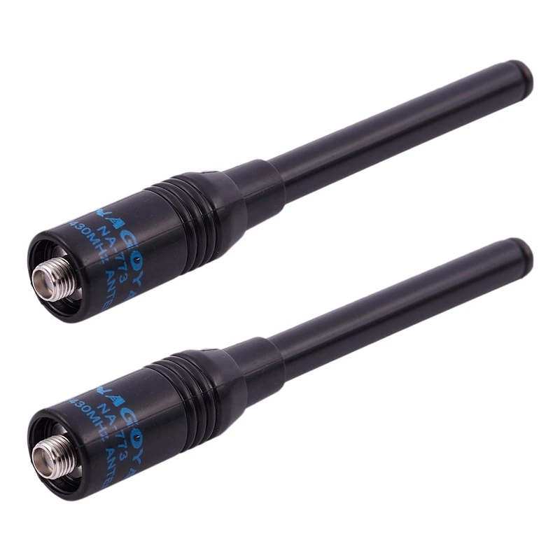 

2X NA-773 SMA-F портативная Двухчастотная антенна для Φ радио Baofeng