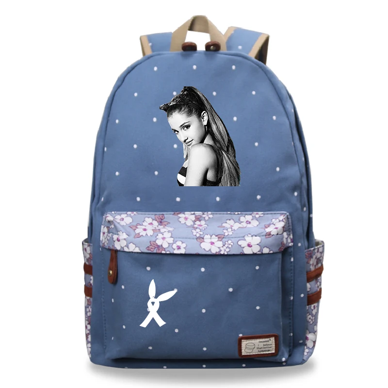 11 Mochila Feminina Ariana Grande рюкзак для ноутбука женский рюкзак для путешествий цветок волнистая точка школьные сумки для девочек-подростков - Цвет: 11