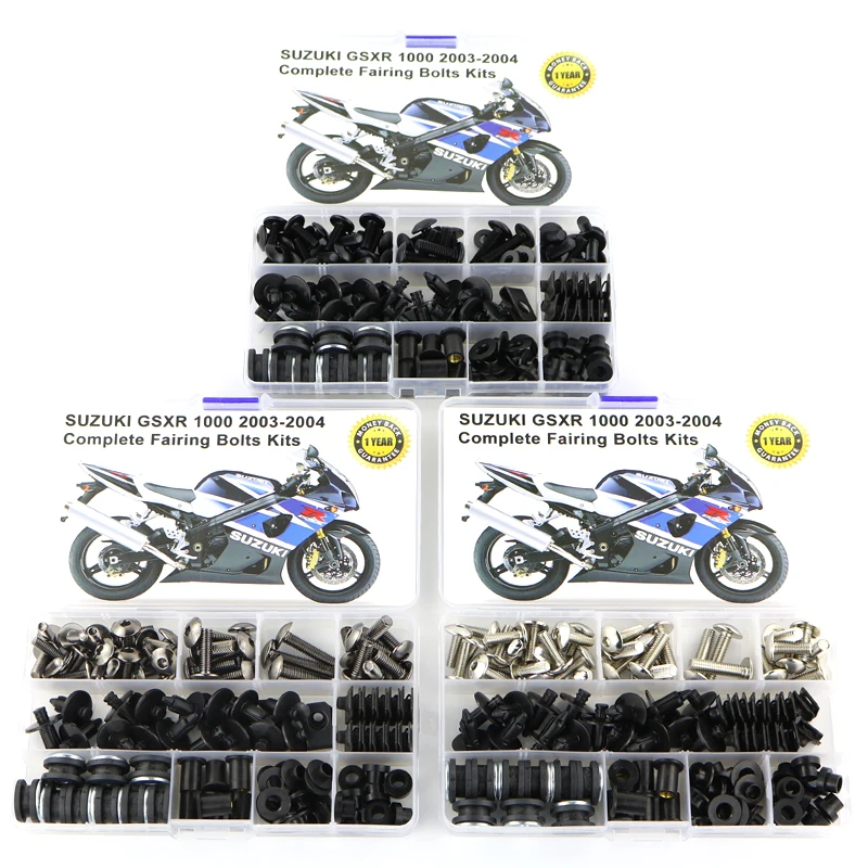 Подходит для Suzuki GSXR1000 GSX-R1000 2003 2004 мотоциклетный Полный Комплект болтов