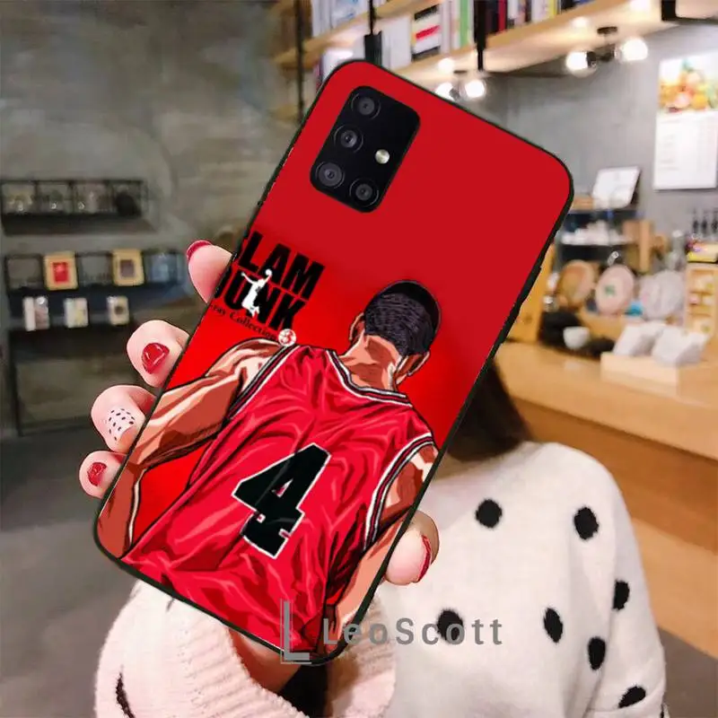 

Slam dunk anime manga Phone Case For Samsung A40 A31 A50 A51 A71 A20E A20S S8 S9 S10 S20 Plus note 20 ultra