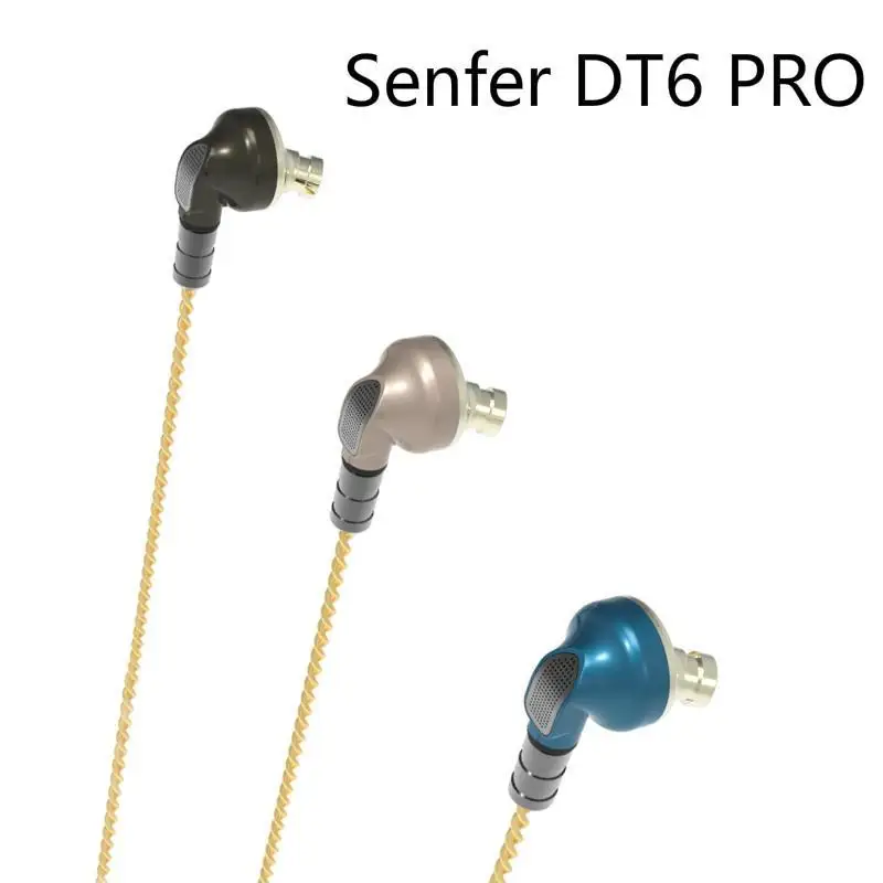 Наушники-вкладыши seper DT6 PRO 2BA + 1DD гибридные Hi-Fi для бега спорта съемный кабель PT25 PT15