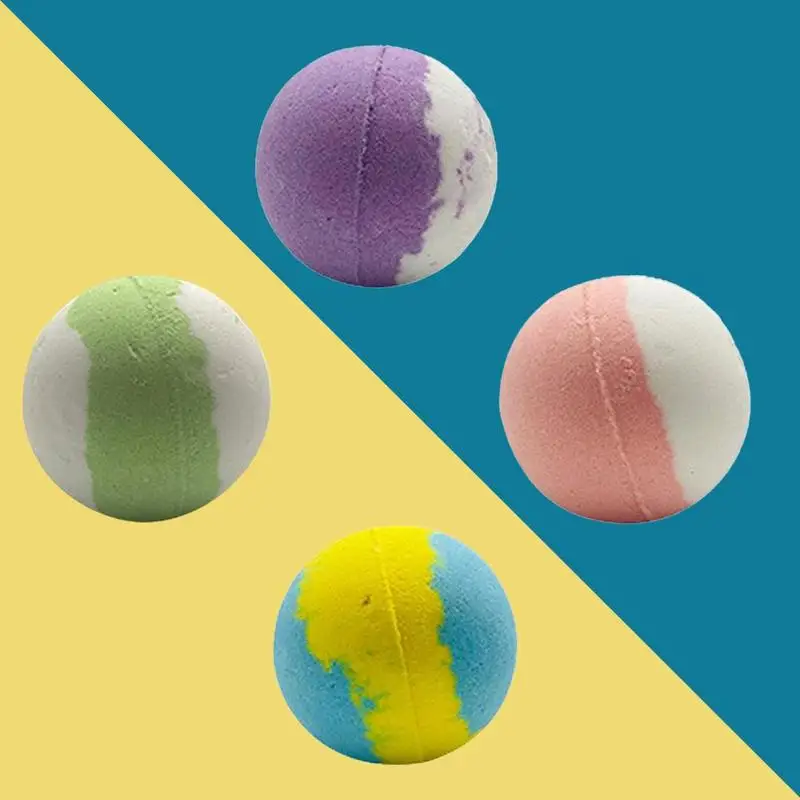 

1pcs Moisturizing Bubble Bath Salt Ball Skin Whitening Body Ball Natural Gift Soap Flower Take Shower Accessory 5 Color
