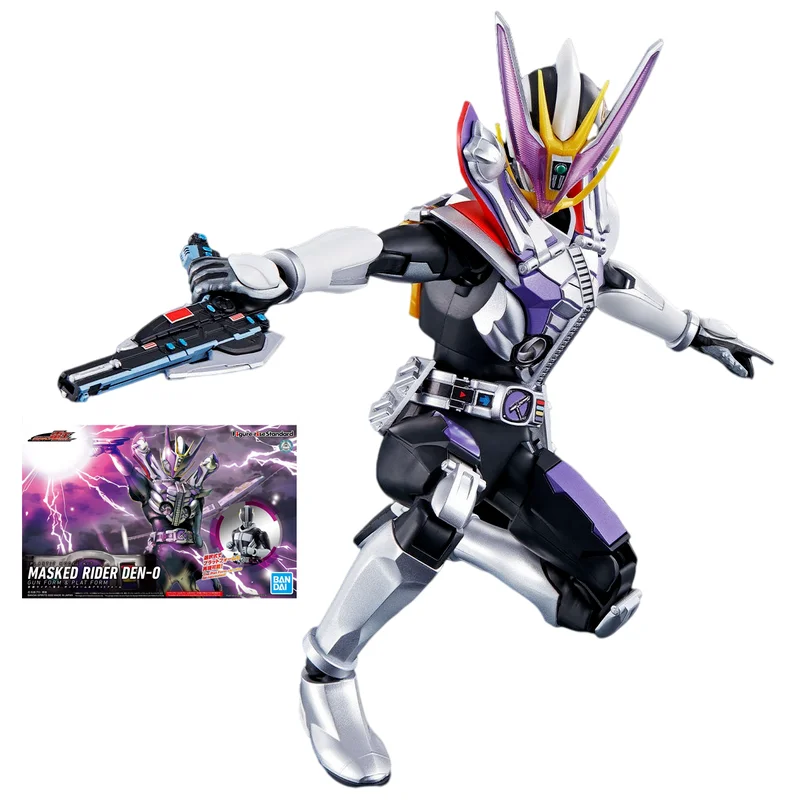 

In Stock Original Bandai Figure-rise Standard MASKED RIDER DEN-O GUN FORM & PLAT FORM Assembly Model Collection Action Toy