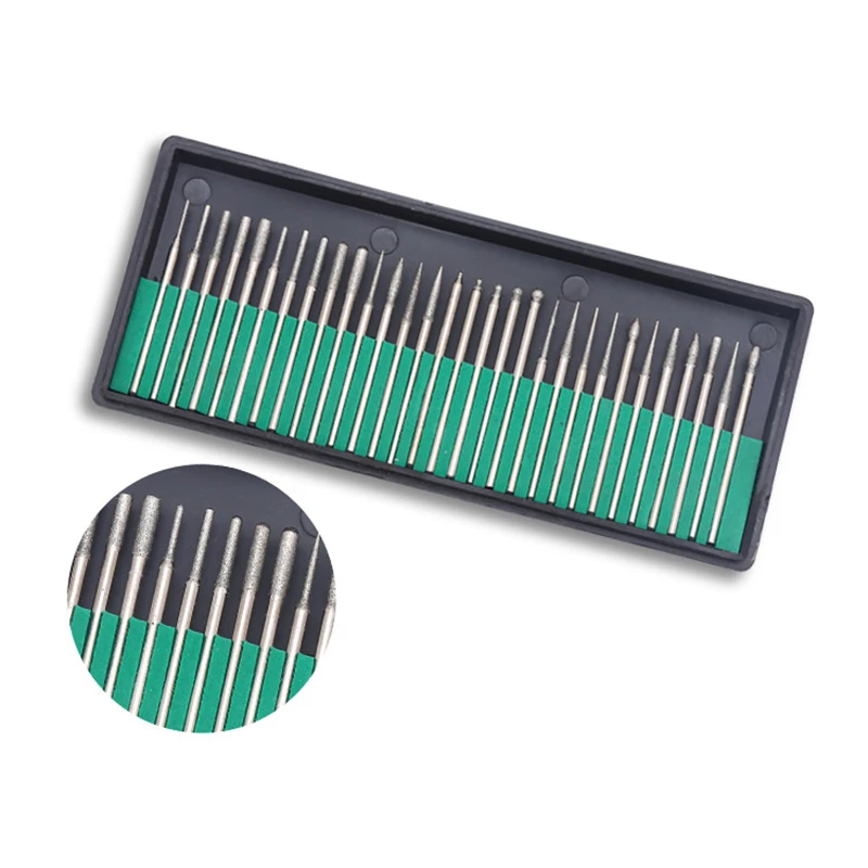 30 шт./компл. профессиональный электрический набор сверл для маникюра и педикюра