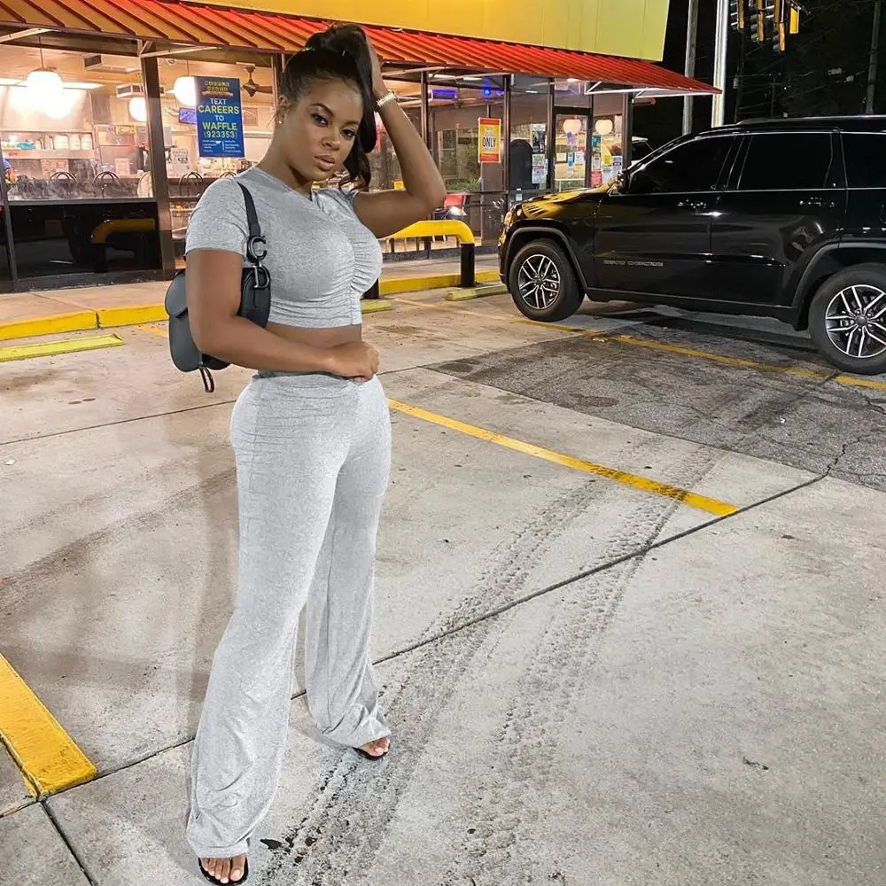 Echoine/осенне зимняя плиссированная хлопковая футболка с длинными рукавами топ и