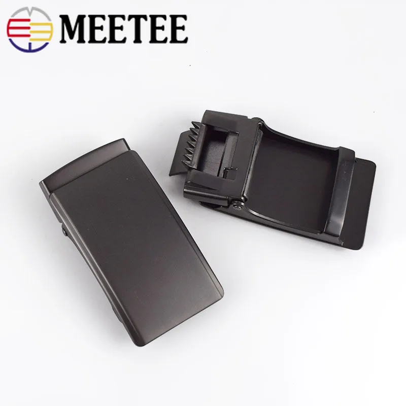 

Meetee 2/5pcs ID36mm Alloy Toothless Automatic Buckle Belt Head Fot 33-35mm Belt Buckles DIY Leathercrafts Accessories YK075