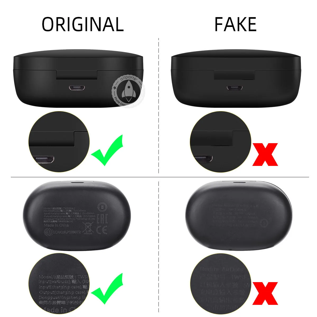 Супер бас Новые оригинальные для XIAO mi Red AirDots наушники беспроводные Bluetooth 5 0 Earpods