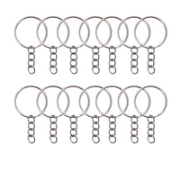 100pcs keyring keychain split jump rings bulk ring diy jewelry key chain craft