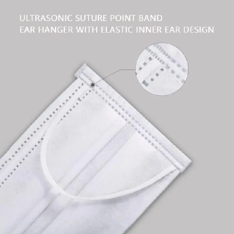 

20 / 50 / 100 / 200 / 500 disposable masks 3 layers of dustproof water drops civil air permeable masks adult white dust masks