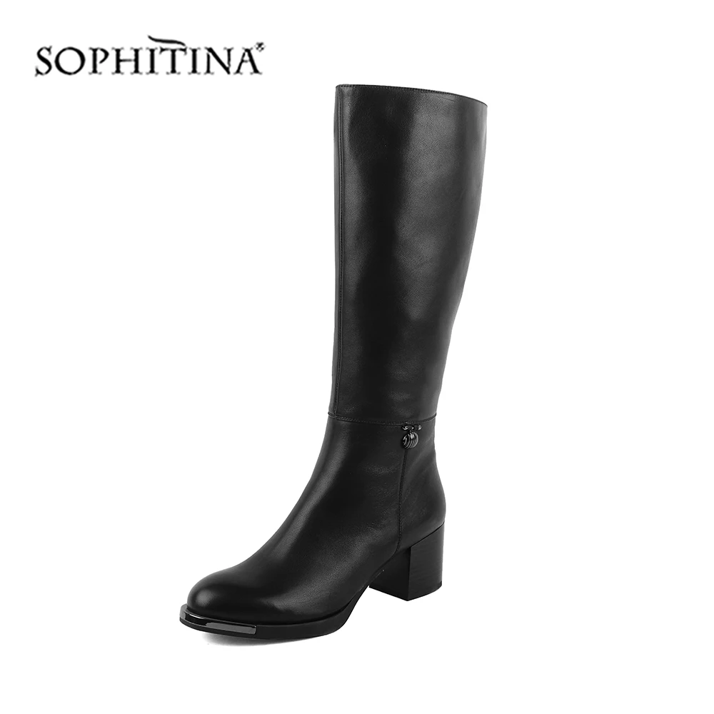 SOPHITINA/Сапоги женские на осень и зима. Модная обувь из высококачественной