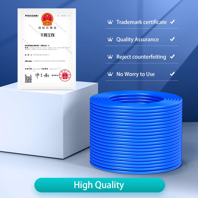 Фото WANJEED CAT6 Lan кабель UTP неэкранированный 23AWG OFC Gigabit 1000M сетевой кабель 305m №4