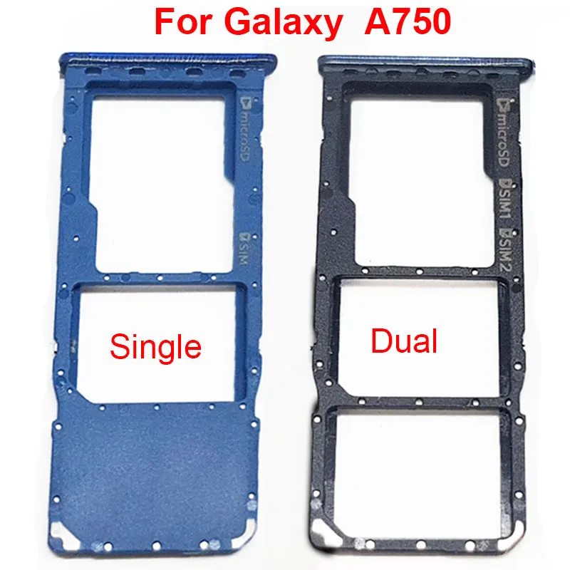 Лоток для Sim карт Samsung Galaxy A7 2018 A750 A750F слот SIM карты держатель сменная деталь