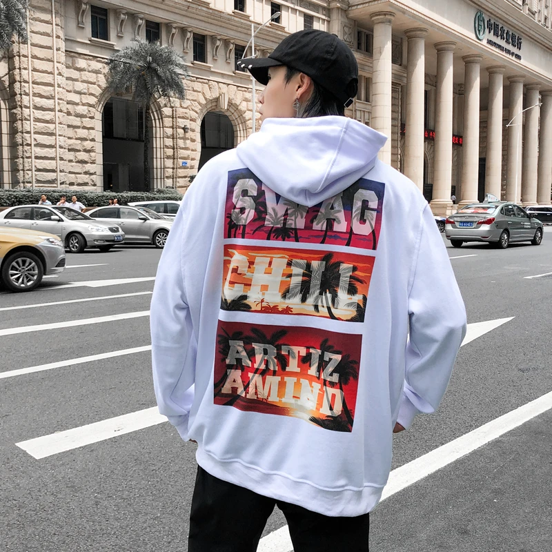 2019 осенние толстовки с принтом Swag хлопковые махровые в стиле хип хоп Tyga Sudadera Hombre