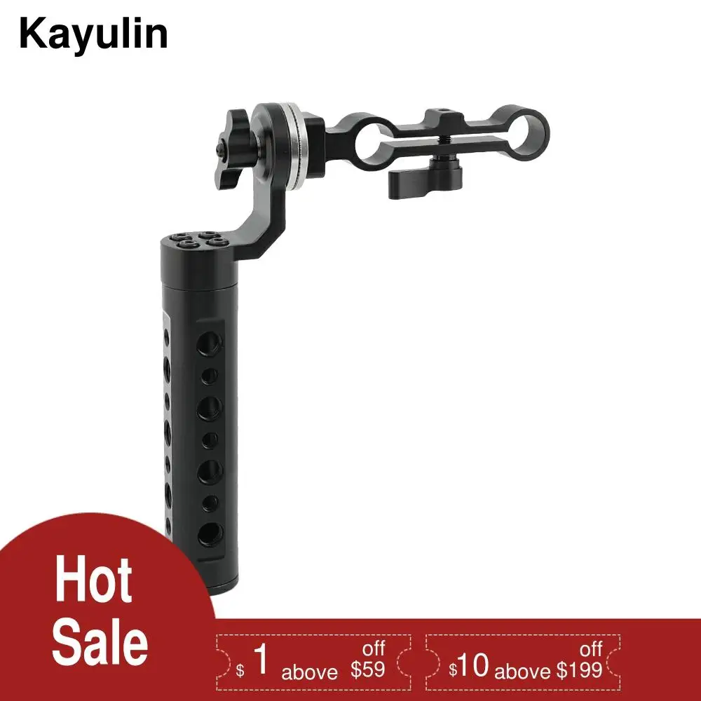 Punho com Roseta Grampo para Câmera Kayulin Queijo Arri Montagem Conexão & 15 Milímetros Rod Dlsr Rig Ombro m6