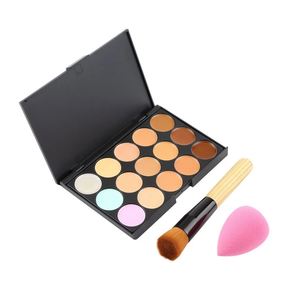 15 Цвет Профессиональный консилер праймер для лица крем контур палитры макияжа