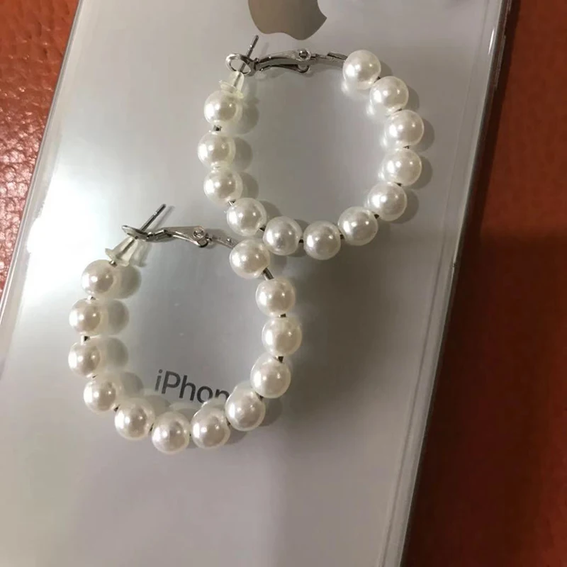 Модные женские модные жемчужные сексуальные круглые ювелирные изделия