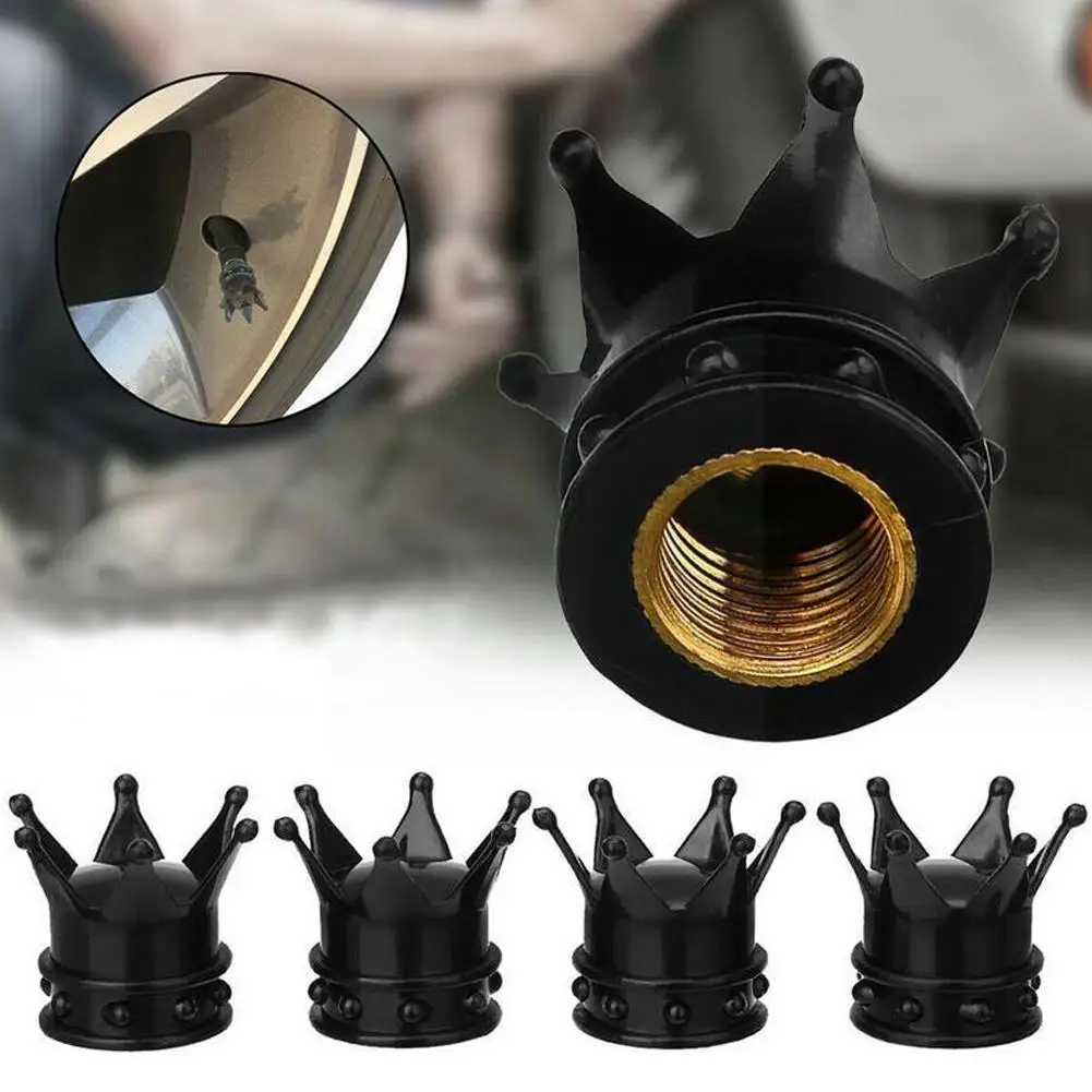 

1pcs Universal Car Motorcycle Tire Valve Cap Dustproof Valve Tyre Crown Stem Standard Wheel Car Air Tire Accessories Caps G I8A5