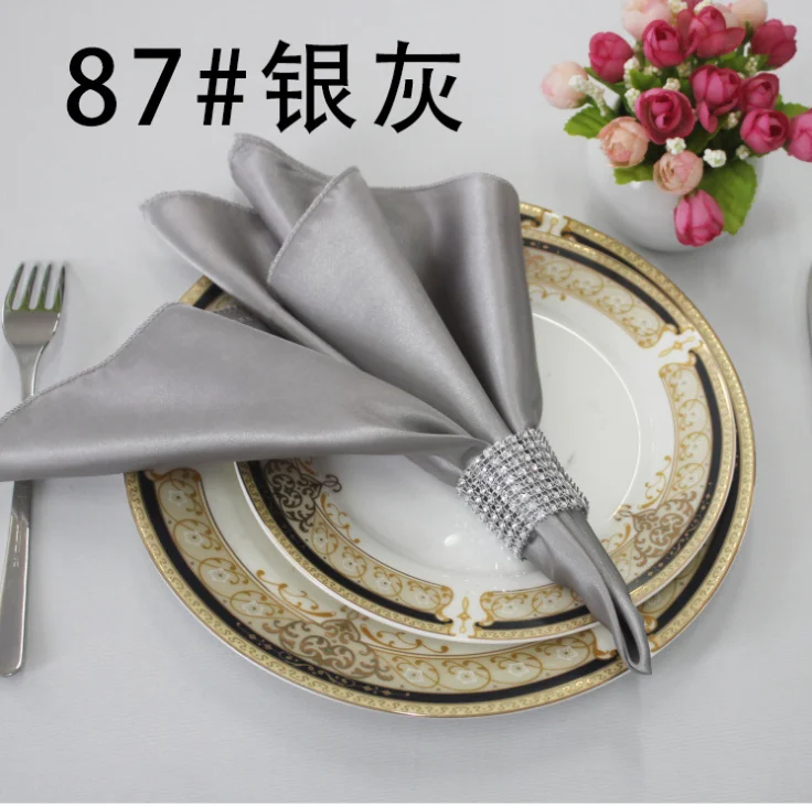 100 шт. квадратные сервировочные салфетки 20 дюймов|Столовые салфетки| |