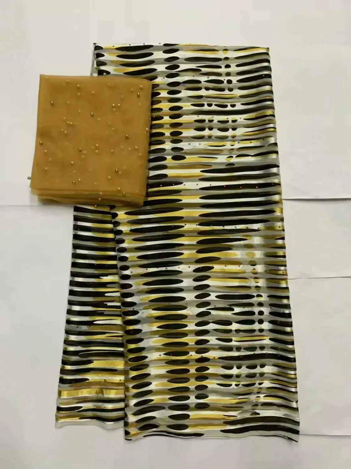 Новейшая нигерийская кружевная ткань 2019 Высококачественная чистая шелковая с