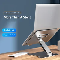 adjustable laptop stand desk foldable height notebook tablet mount bracket for windows mac os linux operating system