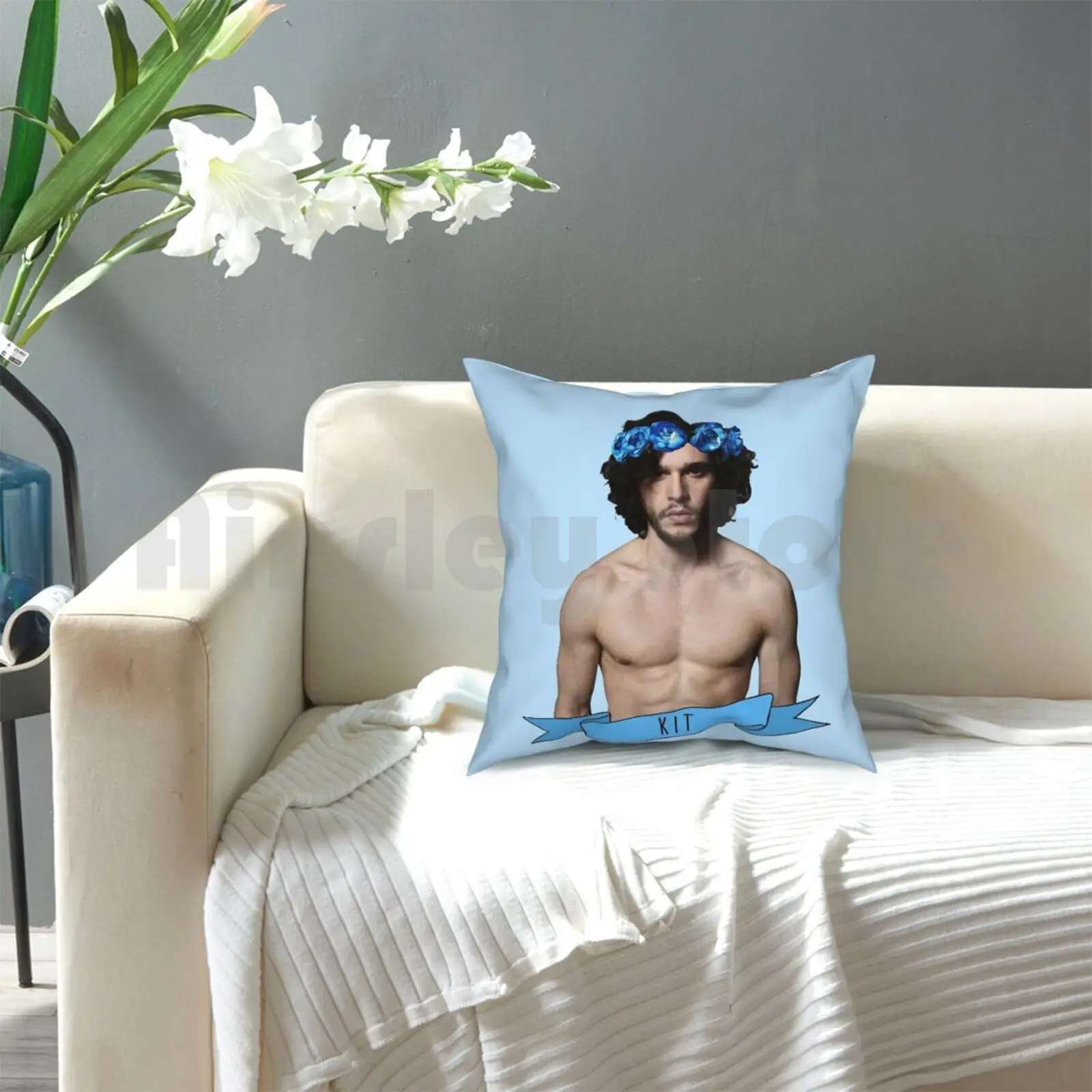 Цветочная Корона-комплект подушка искусственная кожа Печатный домашний мягкий