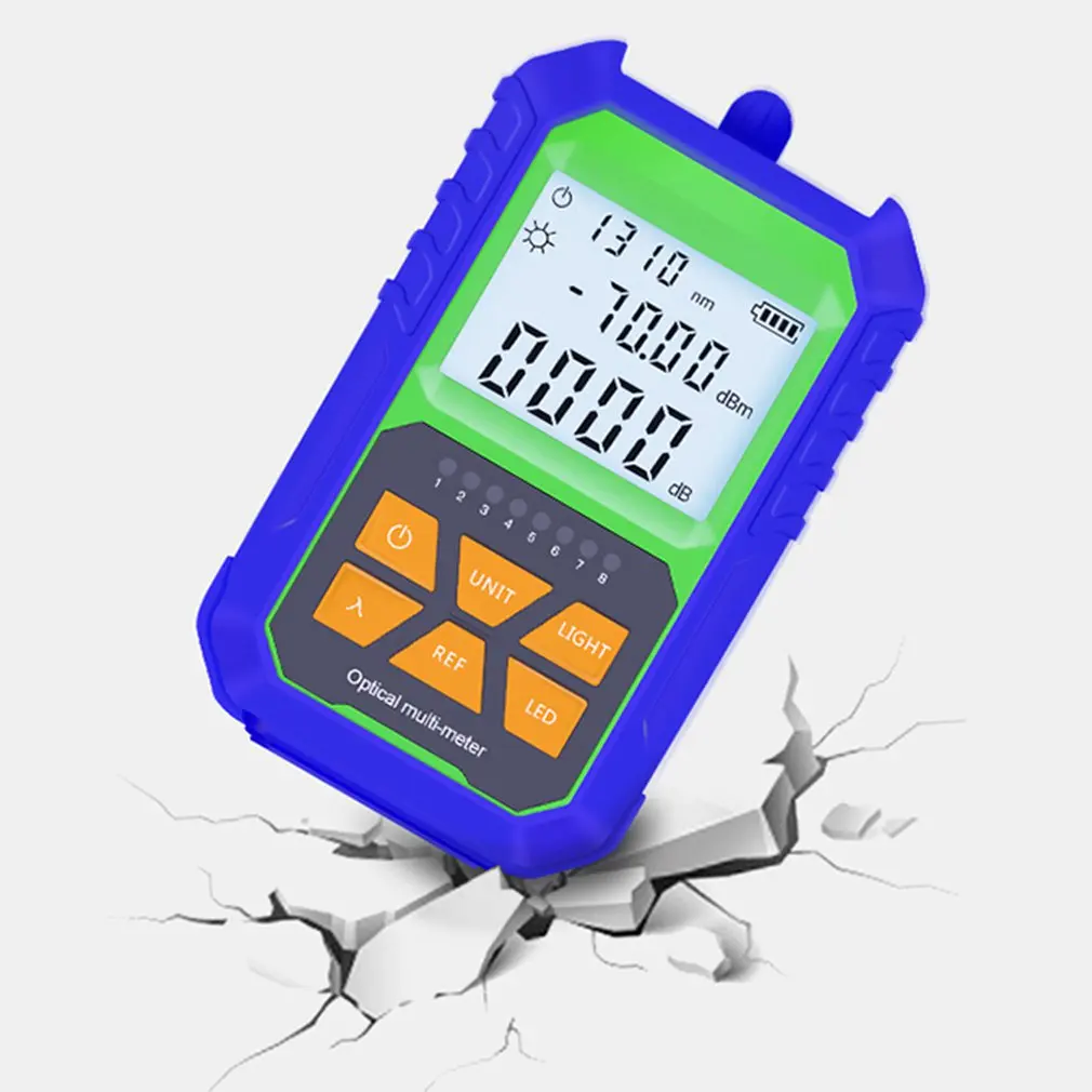 

Lithium Battery Mini Portable Optical Power Meter Multifunctional Network Cable Detector Tester Light Decay Test