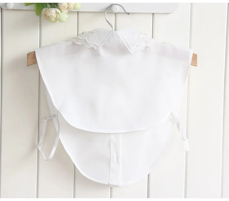 Шифоновый женский воротник Linbaiway из искусственного кружева съемные кружевные