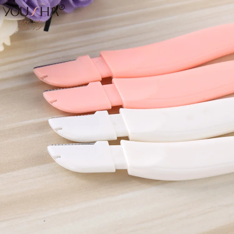 Mini Cutter Head Eyebrow Knife Stainless Steel Precision Protecting Wire Net Blades Safe Sharp 2 Mounted YX038 |