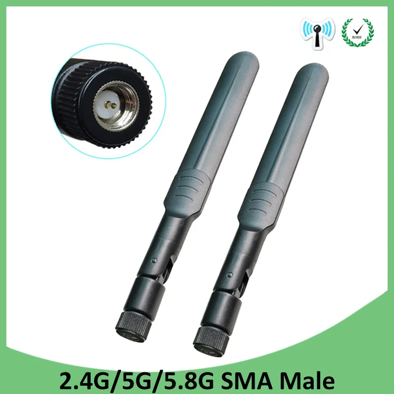 

Антенна GRANDWISDOM, Двухдиапазонная, 2,4g, 5,8g, 5 дБи, sma, wlan, Wi-Fi, Wi-Fi, модуль iot, маршрутизатор, Антенна tp link с высоким коэффициентом усиления, 20 шт.