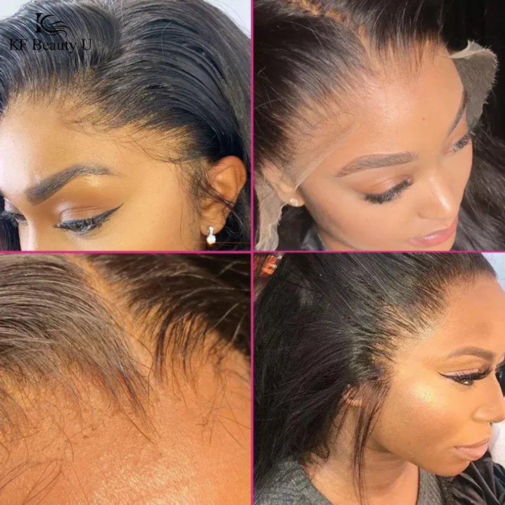 Парик на сетке 13x4 34 дюйма прямые бразильские волосы | Шиньоны и парики