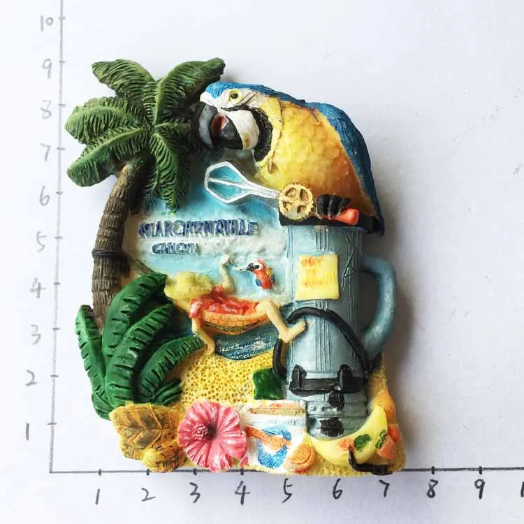 

Mexico Fridge Magnet Magnetic Cancun Mexico Cancun Tour Parrot Souvenirs