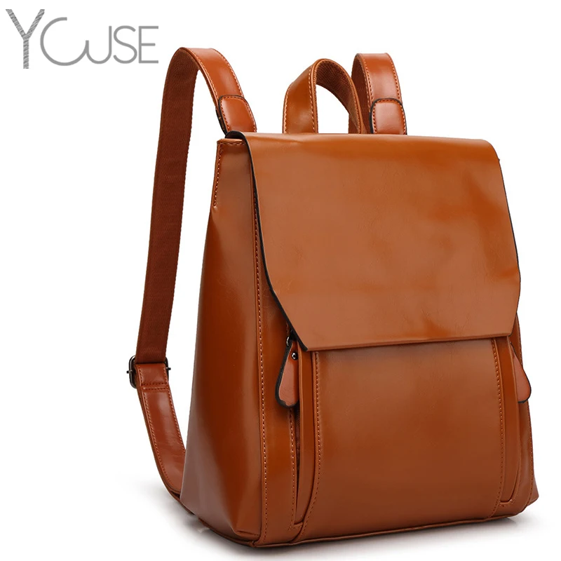 YOUSE Новое поступление женский рюкзак натуральная кожа женские сумки