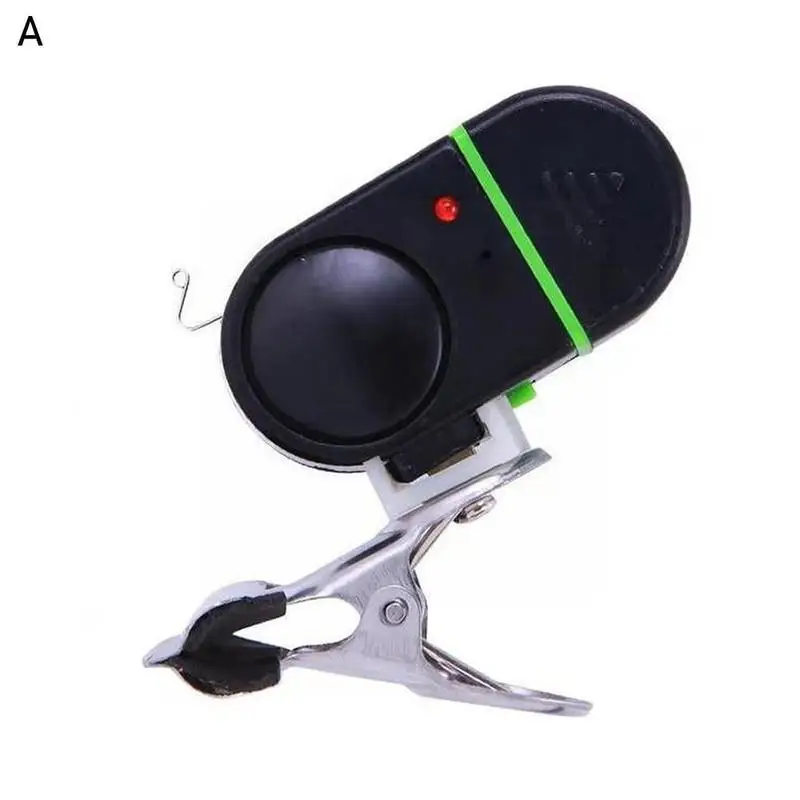 Черная электронная рыболовная сигнализация Колокольчик для удочки портативное