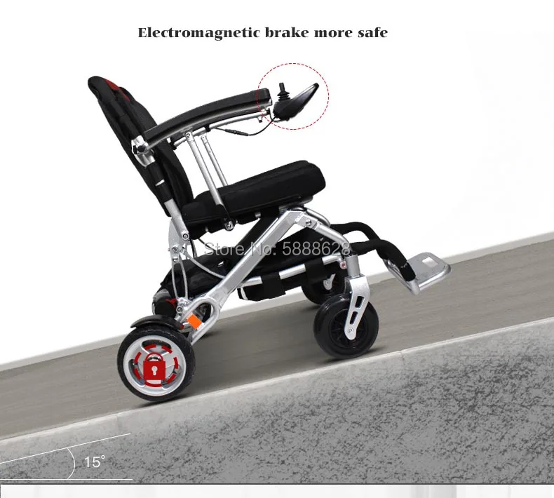 

Travel motorized lithium battery charge handicapped power electric wheelchair