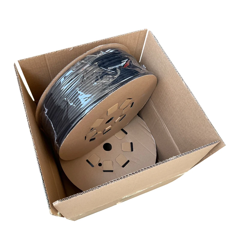 Черный шланг из ПЭ 300 м система распыления тумана низкого давления 6 мм мягкая