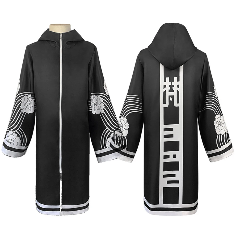 

Tokyo Revengers Wakasa Imaushi Cosplay Costume Black Robe Outfits Halloween Carnival Suit Anime Cosplay Costumes