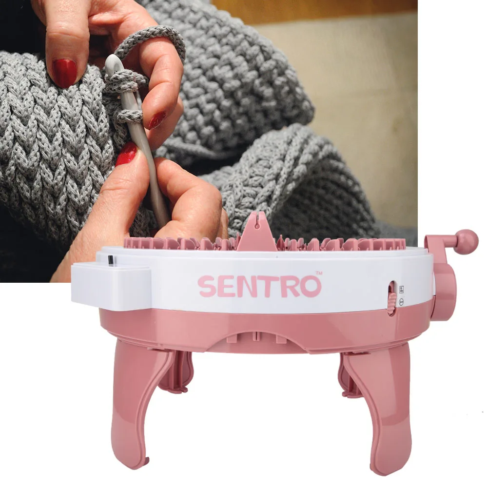 48 игл сделай сам пластиковая ручная швейная машина для вязания детский ткацкий