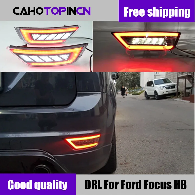 Для Ford Focus Hatchback Classic 2009 2010 2011 2012 2013 автомобильный правый задний бампер отражатель