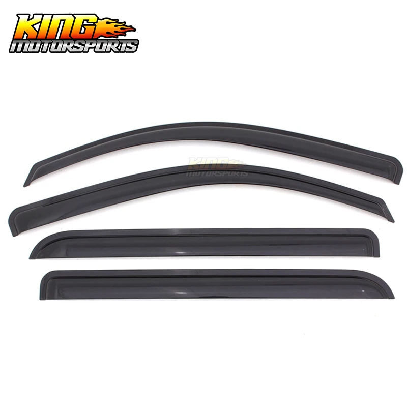 

Fit For 14-18 Jeep Cherokee Window Visors 4Pc Set Acrylic