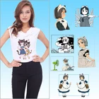 Мультяшные изображения для девочек, теплопередающие наклейки на одежду, печатные нашивки для глажки одежды, нашивки для детской одежды, куртки