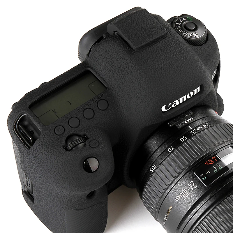 Мягкий силиконовый чехол для Canon 80D 90D 5D3 5D4 6D2 1DX 1DX2 EOS R RP | Электроника